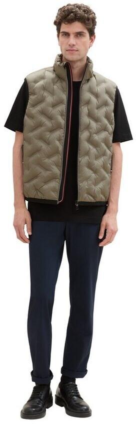Winter Jacket Tom Tailor Hybrid Vest with Hood (1041313) Smoky Olive Green