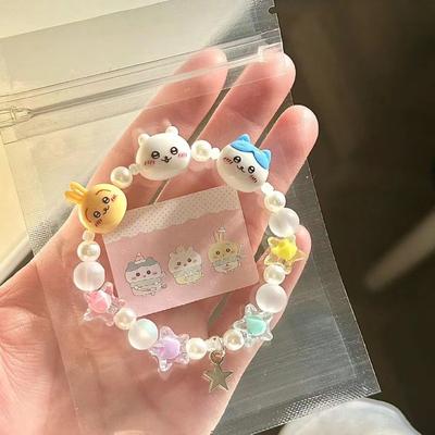 Brățară Drăguță Chiikawa cu Mărgele Design de Nișă Jiyi Xiaoba Usachi Brățară Bijuterii Cadou pentru Cea Mai Bună Prietenă