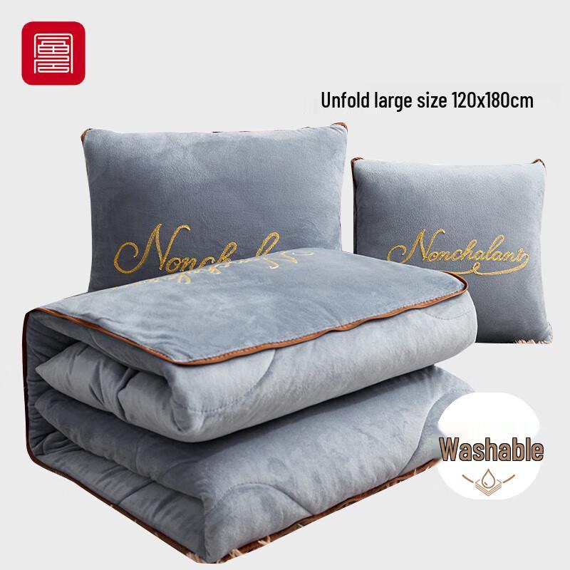 Plush 2-in-1 Pillow Blanket