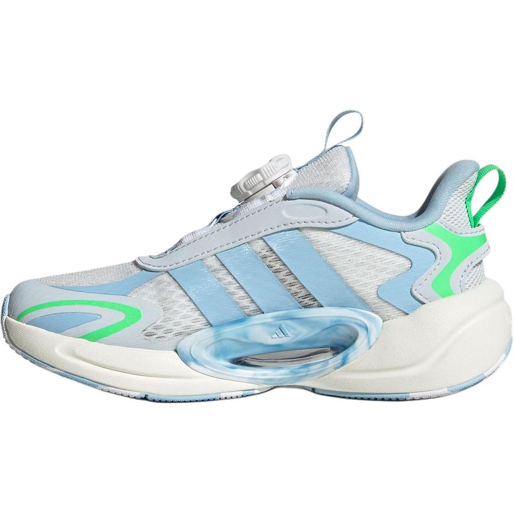 Adidas Galaxy Scout Comfortable Soft Non-Slip Durable Low-Top Casual Shoes Kids sneaker Bright-White Pink-Blue Light-Blue JQ6753