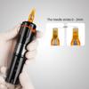 Rotary Tattoo Machine Rechargeable Wireless Tattoo Cartridge Pen for Liner Shader Aluminum Alloy Frame 9000-10000 RPM LCD Display