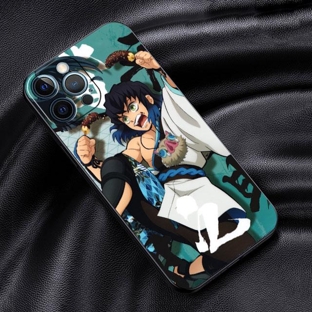 Měkké pouzdro pro Apple iPhone 11 13 Pro Max 14 12 Mini 7 8 Plus X XS XR SE 2020 6 6S 5 5S Kryt na telefon Funda Demon Slayer Anime Capa
