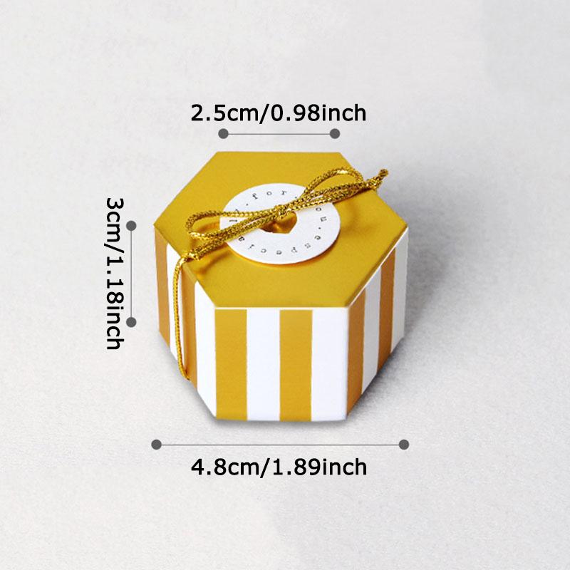 WTEMPO Foldable Mini Paper Gift Boxes with Signs and Ropes Wedding Party Decor DIY Favor Treat Boxes Ideal for Storing and Gifting Delicate Items
