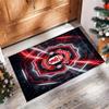 Tappeto in Flanella Stampato Manchester United Antiscivolo Morbido Poliestere Tappeto per Pavimento Tappetino Decorativo per Interni per Camera da Letto Soggiorno Divano
