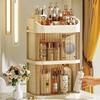 New Large Capacity Dressing Table Storage Rack Dust-proof Cosmetic Organizer Cosmetics Container Makeup Storage Box