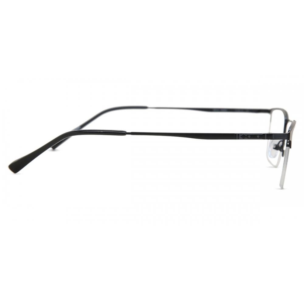 Semi Rimless Rectangle Matte Black Smartbuy Collection Saver 908c Fashion Men Eyeglasses