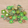 Tusember Mixed Flower Pendants 10Pcs Cute Colorful Flowers Charms for DIY Keychain Bracelets Necklace Jewelry Making Accessories