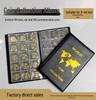 Zodiac & National Park Coin Collector's Album - 150 Pockets Premium Leather