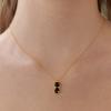 TATIANA (925 Silver) Black Kitty Necklace NZ2184