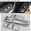 Car Body Door Window Glass Inner Panel Armrest Lift Switch Button Trim Frame Molding For Renault Kadjar 2016 2017 2018