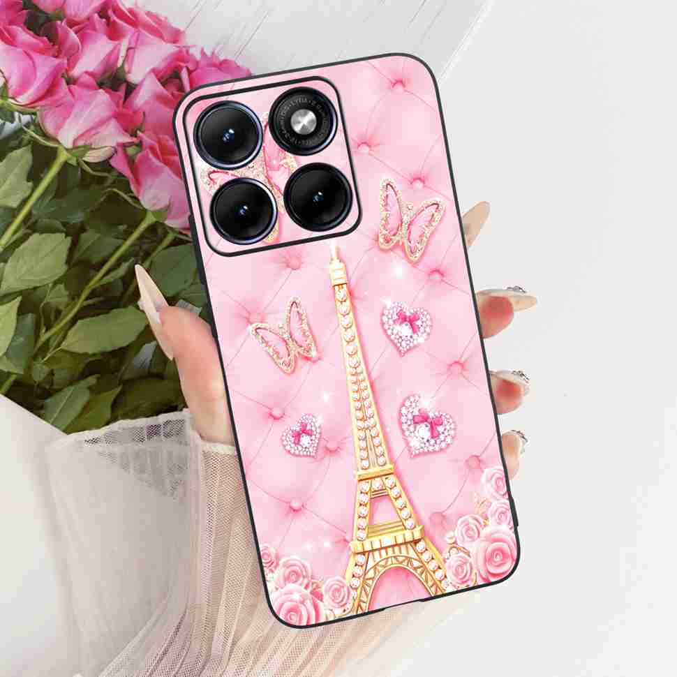 For Motorola Edge 70 Fusion 5G Case Cartoon Cat Panda TPU Black Cover For XT2605-1 XT2605-2 XT2605-4 Soft Silicone Phone Cases