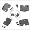 4 Strings Box Guitar Tailpiece Replacement with Strong Corrosion Resistance & Easy Mounting Instrument Accessory