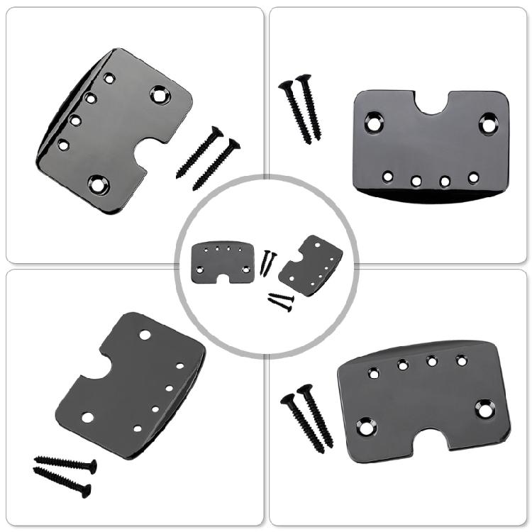 4 Strings Box Guitar Tailpiece Replacement with Strong Corrosion Resistance & Easy Mounting Instrument Accessory