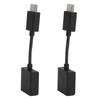 2Pcs Male To Female Extension Cable HD Multimedia Interface Support 4K High Resolution