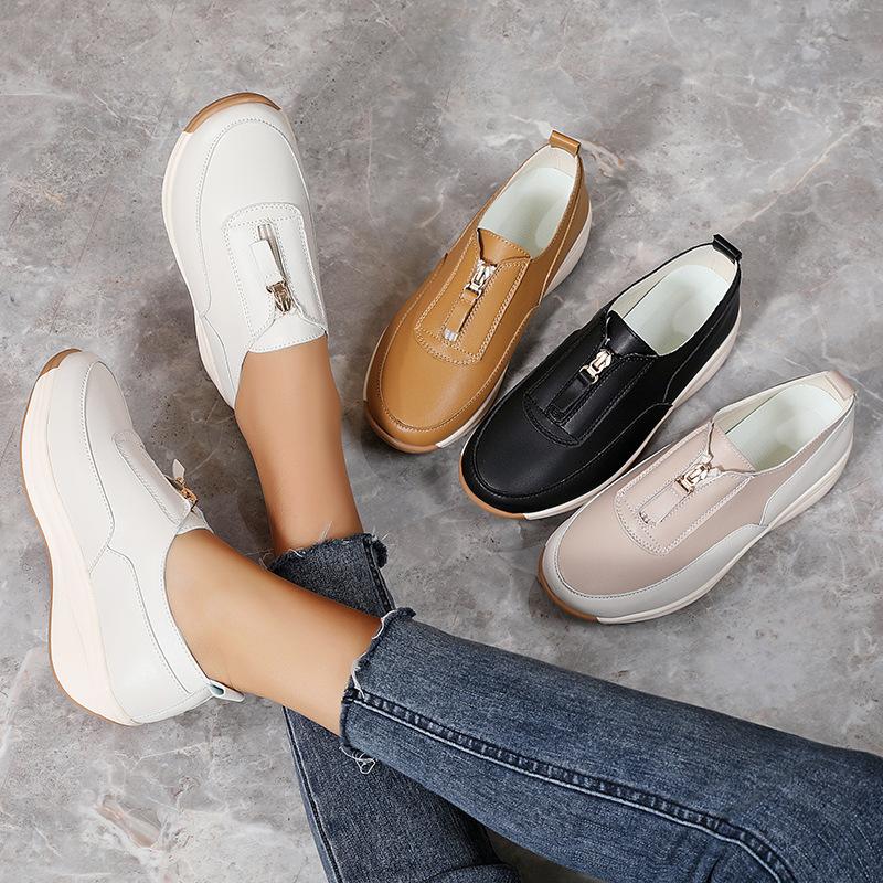 New Style Thick-soled Women's Single Shoes - Slip-on, Anti-slip, Casual Shoes