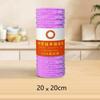 20 Pcs/Roll Thickened Microfiber Kitchen Wipes Roll Disposable Reusable Oil Absorbent Cleaning Cloth