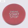 For Hyundai Tucson NX4 & Elantra  - 2025 Car Start Stop Engine Ignition Push Button Cover Trim Silver Red Blue Accessories