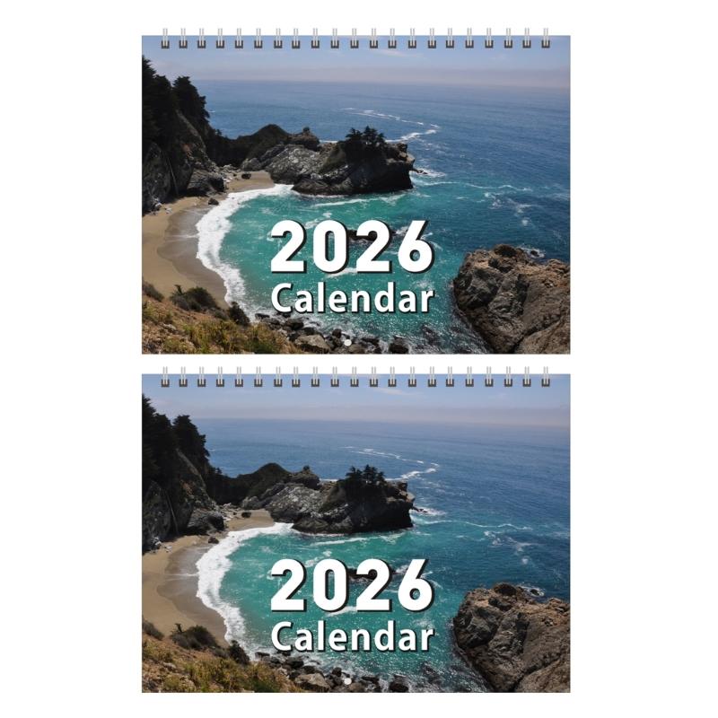 

2026 Calendar 2026 Wall Calendar 12 Months from Jan. 2026 - Dec. 2026 Wall Calendar 2026 with Thick Paper Table Decors 1