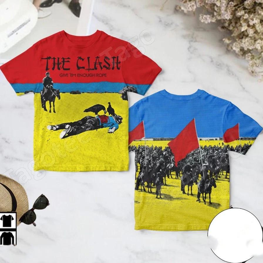 The Clash Band Enough Rope Album Cover AOP 3D T-shirt TU1637 S