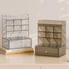 Cosmetic Organizer Drawer Transparent Storage Box Stationery Rack Pen Holder Desktop Desk Supplies Storage Organizer Office Use