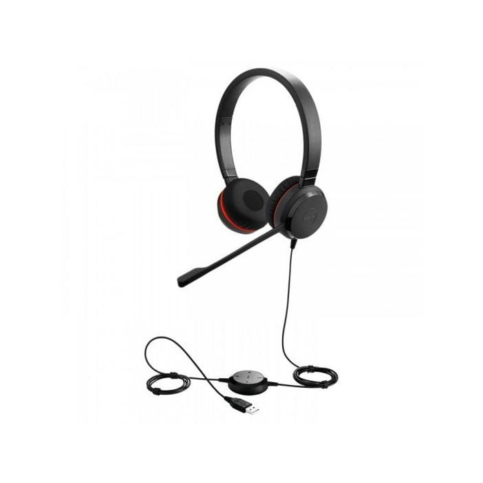 Casque - Jabra - Evolve 20SE MS - Filaire - Stéréo - Anti-bruit