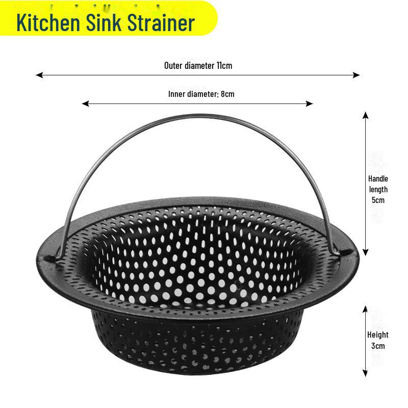 Beliebter Spülbeckenablauf aus Edelstahl mit Müllfilter für die Küche