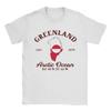Humorous Greenland Map Flag Travel Souvenir Greenlandic Pride Roots TShirts Men Cotton T Shirt  Short Sleeve Tees Adult Clothes