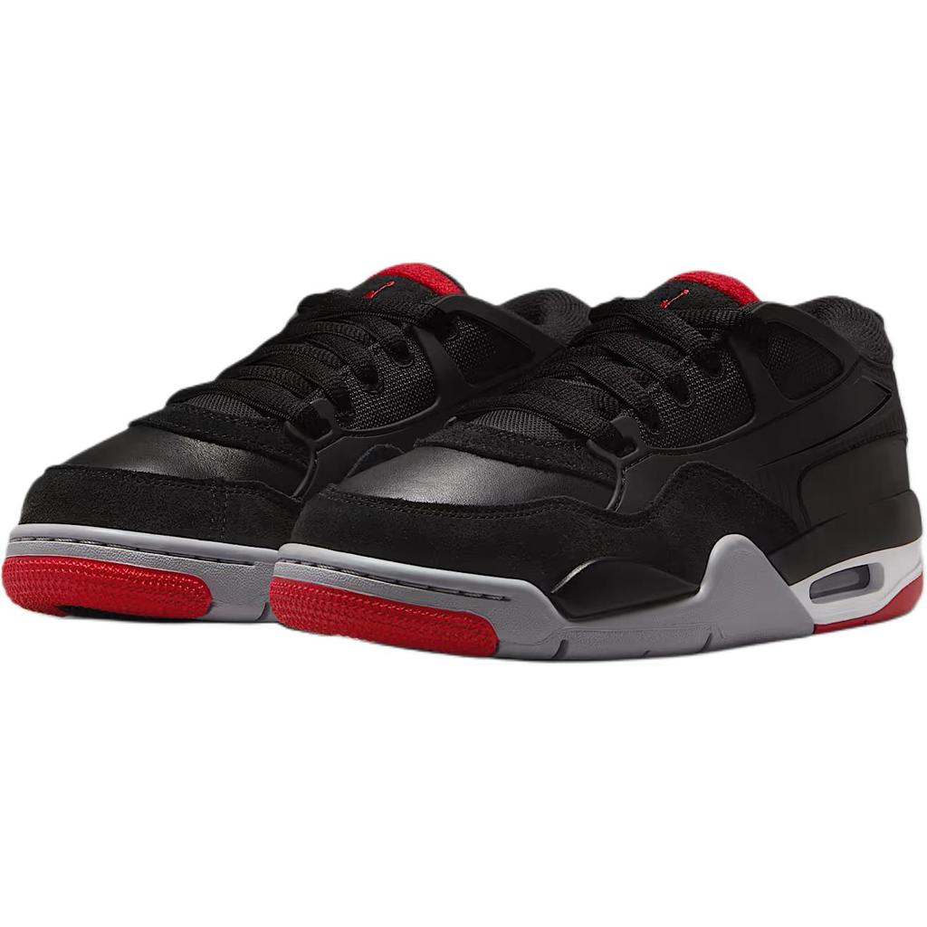 Air Jordan 4 RM GS Bred Kids Sneakers Black Wolf-Grey White FQ7938-061