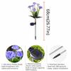 Simulation Flower Outdoor Yard Lights 7 Heads Solar LED Lights Garden Floral Lamp  Lawn Decoration