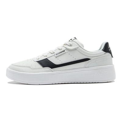 Lightweight Slip-Resistant Low-Top Skate Shoes Men Sneakers White Black AGCT401-2
