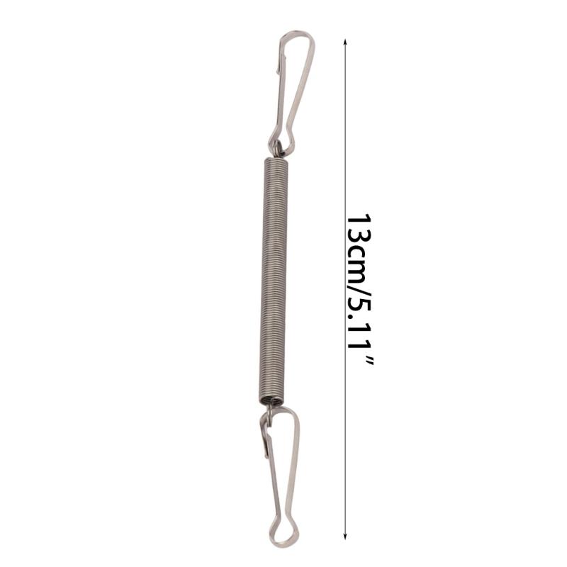 Small Pet Cage Water Bottle Spring Stand for Drinking Bottle Water Feeders StainlessSteel Clip On Stand for Pet Cage