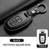 Auto Key Shell Fob for A4 A4L A5 Q5 Q7 TT TTS 8S B9 2016 2017 2018 Leather Car Remote Key Case Cover Keychain Accessories