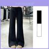 Womens High Waist Fleecelined Wide Leg Pants With Polyester Fabric For Casual Wear