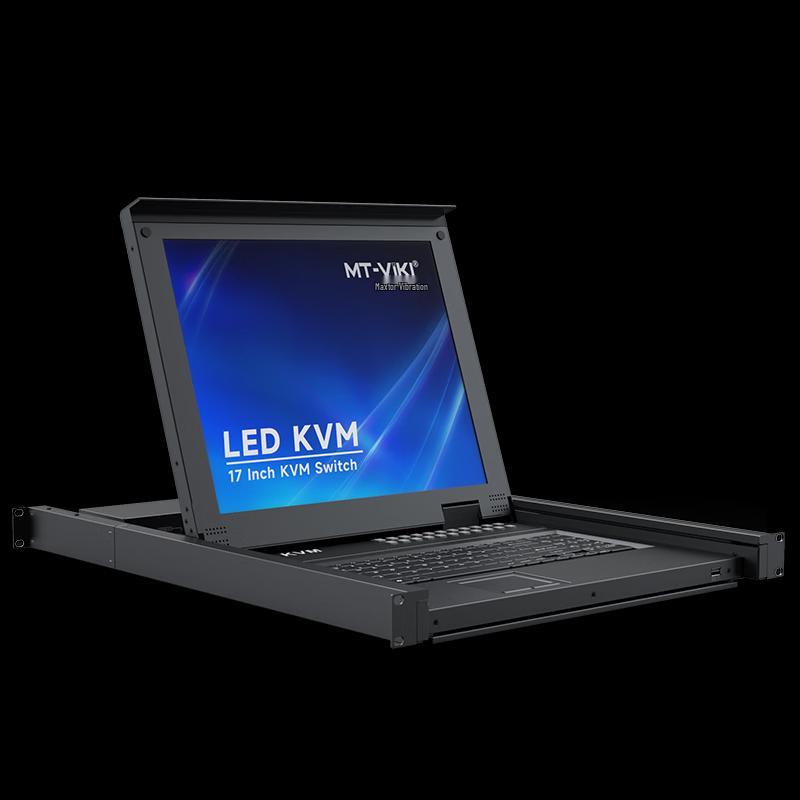MT-viki Rackmount KVM Console with Integrated Monitor