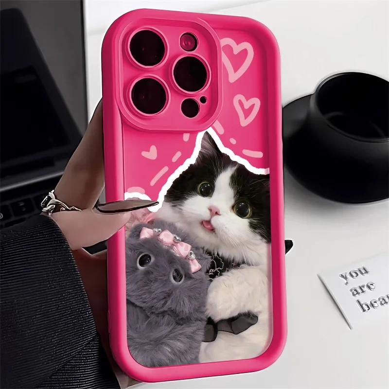 Niedliche Blumen Handyhülle Für iPhone 16 Pro Hülle iPhone 13 11 14 15 12 17 Pro Max 16E XR 7 8 Plus SE Cartoon Frosch Erdbeere Hülle