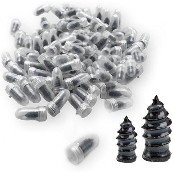 Tire Repair Nails, Car Vacuum Tire Repair Rubber Nail Kit, Self-Service Rubber Screw Tire Plugs, Quick Puncture Repair Tools, Suitable For Car,
