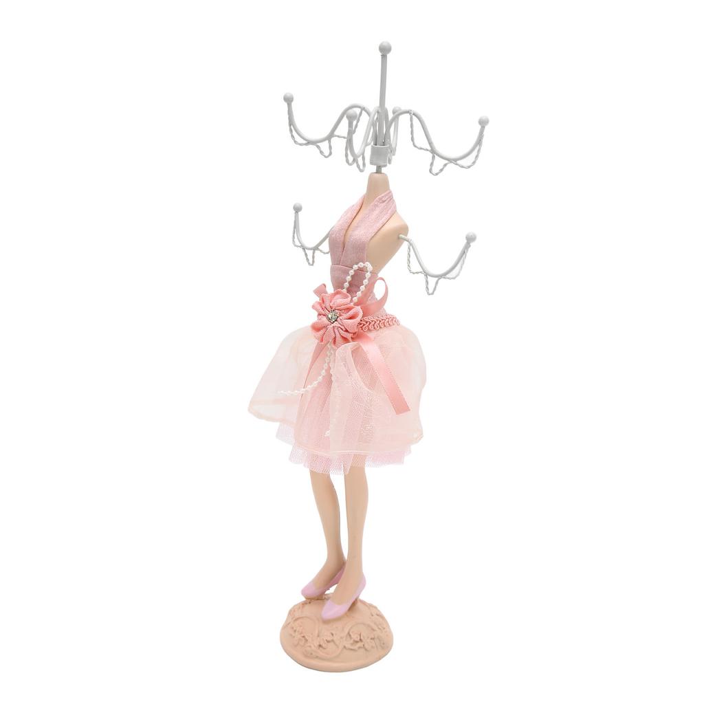 Elegant Jewelry Display Stand Mannequin Dress Necklace Jewelry Rack Holder for Rings Bracelet Earrings