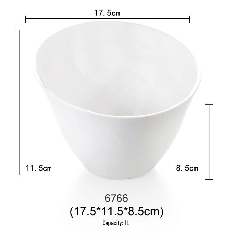 Cartoon Style Melamine Slanted Serving Bowl