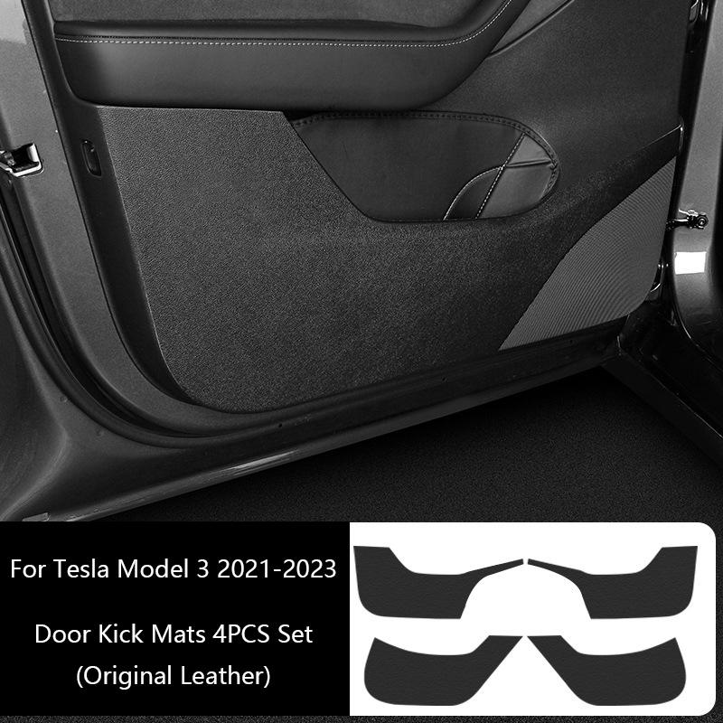 For Tesla Model Y/3 2021-2025 Door Anti-kick Sticker Model Y Juniper Soil-proof Mat Side Door Anti-scratch Protective Stickers