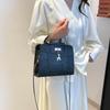 2025 A/W Women's Solid Color Korean-Style Handbag: Simple Crossbody & Single Shoulder Bag for Commuting