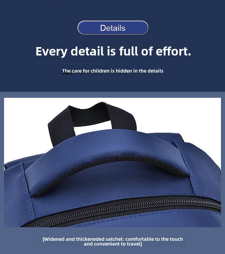 2024 Multi-Compartment Backpack for Boys: Grades 1-9, Large Capacity, Ergonomic Design