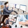 Wireless Vertical DPI USB Compatible with Mouse, 2.4GHz, Ergonomic, Three-Level Adjustment, Type-C Rechargeable, U-Shaped, Forward/Back Buttons,