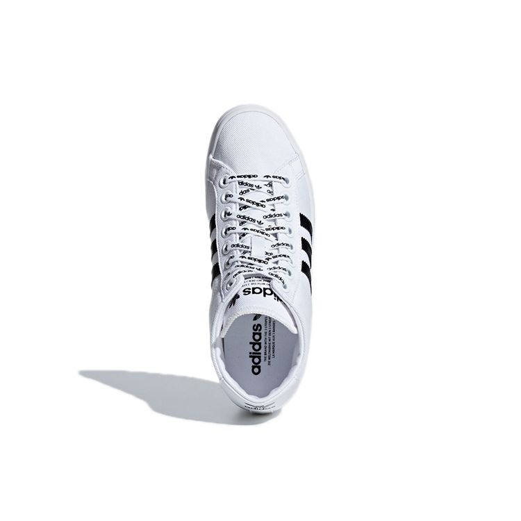 Adidas Originals Court Vantage Heel 3ST Casual Durable Non-Slip Mid-Top Skate Shoes Women Sneakers White Black F36311