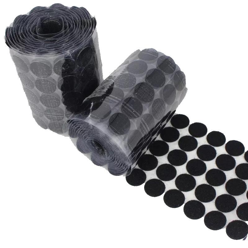20mm Transparent Round Adhesive Velcro Hook-and-Loop Dots