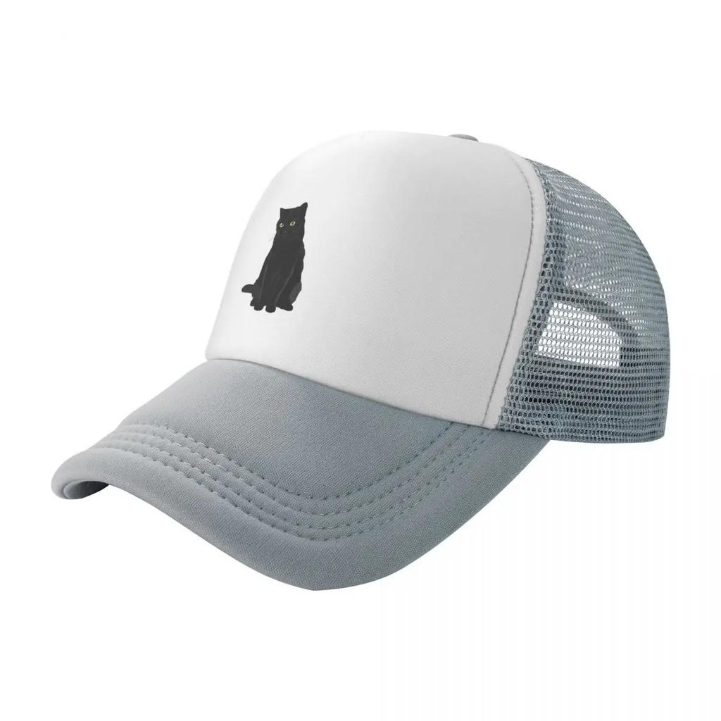 Black Cat Baseball Cap Foam Party Hat New Fashion Beach Women'S Visor Men'S