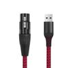 1/2/3M USB Microphone Cable USB Male To XLR Female Mic Link Converter Cable USB To XLR Adapter for Microphones Or Recording