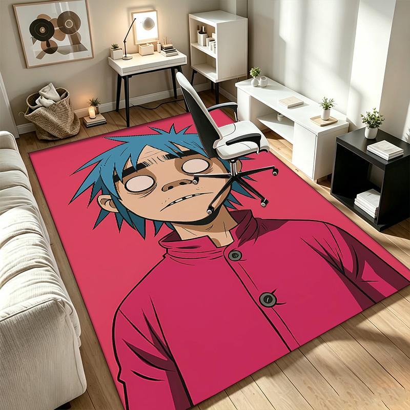 Gorillaz A A rug suitable for office chair areas living rooms and computer desks perfect for home offices and an ideal holiday gift