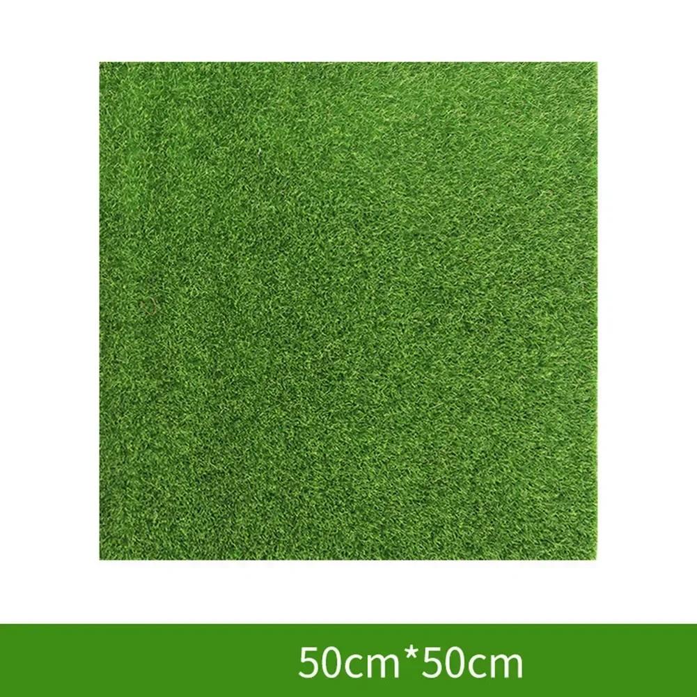 1pc Artificial Grassland Outdoor Simulation Lawns Carpet Interior Decoration Garden Balcony Yard Planting Fake Green Grass Mat