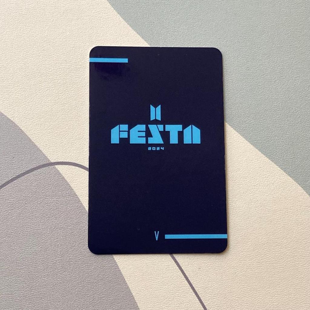 [USED] Taehyung 2024 11th Anniversary BTS FESTA ARMY ZONE Trading Card