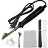Auto Bumper Repair Kit: Plastic Welding Rod for Fixing Holes and Flattening Head with Electric Iron for Leather Wrinkle Fixing